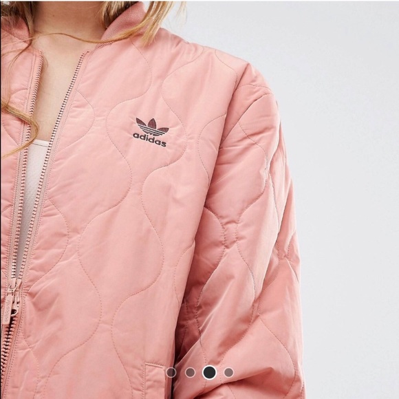 rose gold adidas jacket